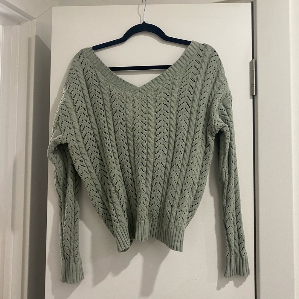 Jessica Simpson Green Sweater